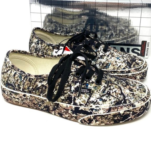 💖MEGA SALE💖VANS Women KYLE AUTHENTIC MOMA Jackson Pollock VN0A2Z5I18K - Picture 1 of 11